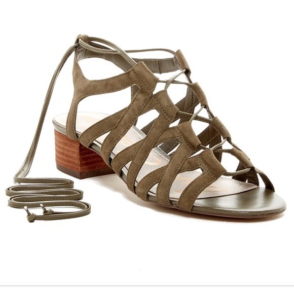 Sam Edelman Womens Ardella Leather Lace Up Gladiator Sandal sz 10 - Picture 2 of 4